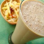 Kold kaffe og rå papaya salat