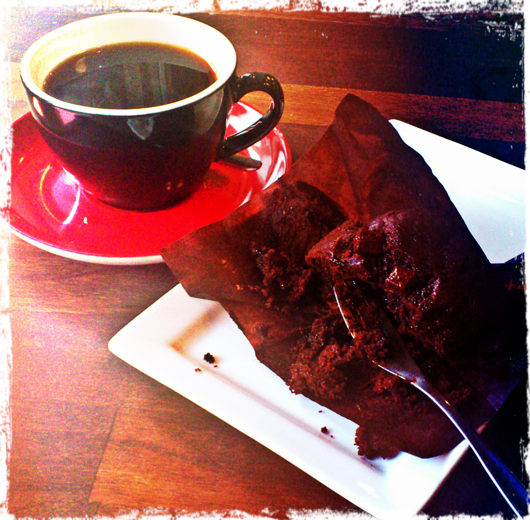 Kaffe og muffin på Café Obelix © Kaffebloggen.dk