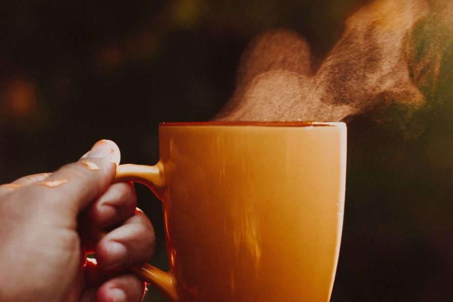 Photo by Edward Eyer: https://www.pexels.com/photo/photo-of-a-hand-holding-out-a-steaming-cup-2228889/