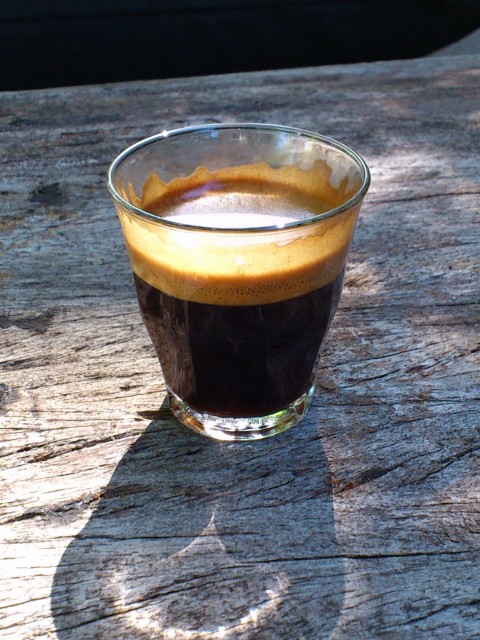Espresso på glas © Kaffebloggen.dk
